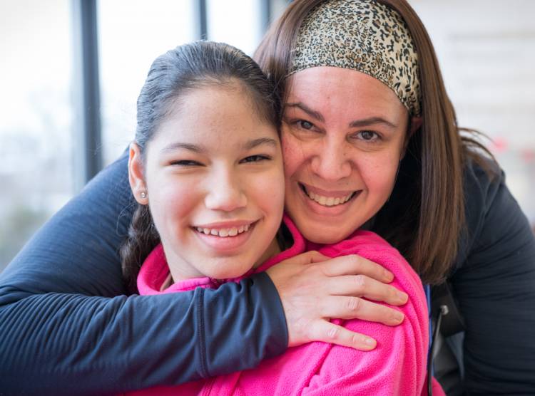 Yael, Gillette patient from Venezuela and mom at Gillette children's specialty healthcare.