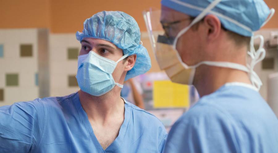Gillette surgeons during SEMLS procedure.