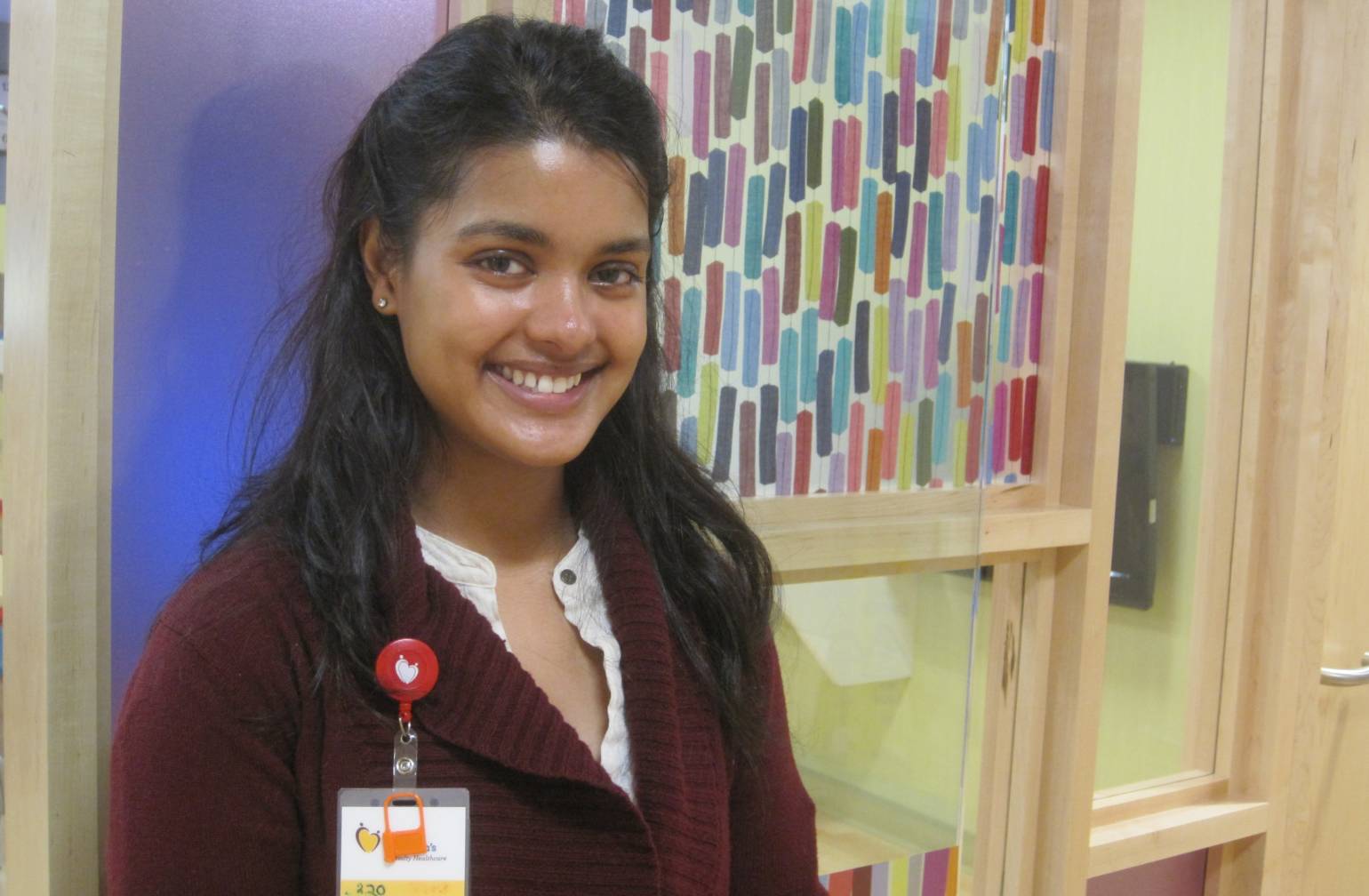 Gillette volunteer Kalpana