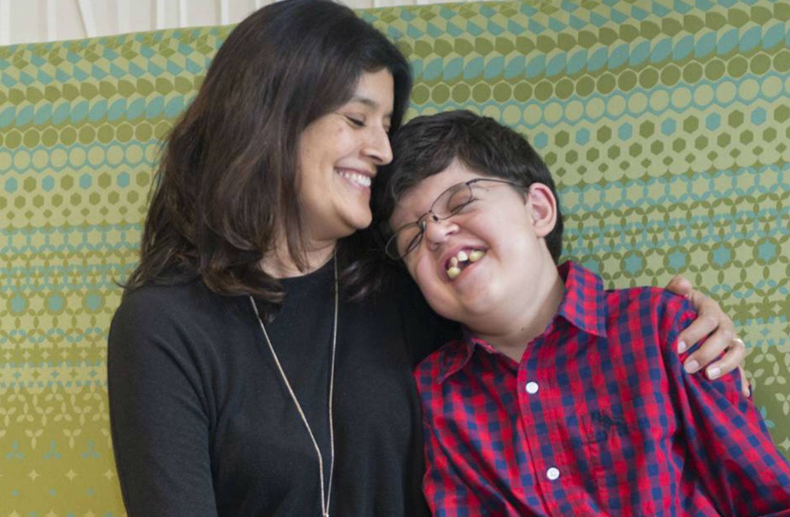 Gillette patient Michael with his mom