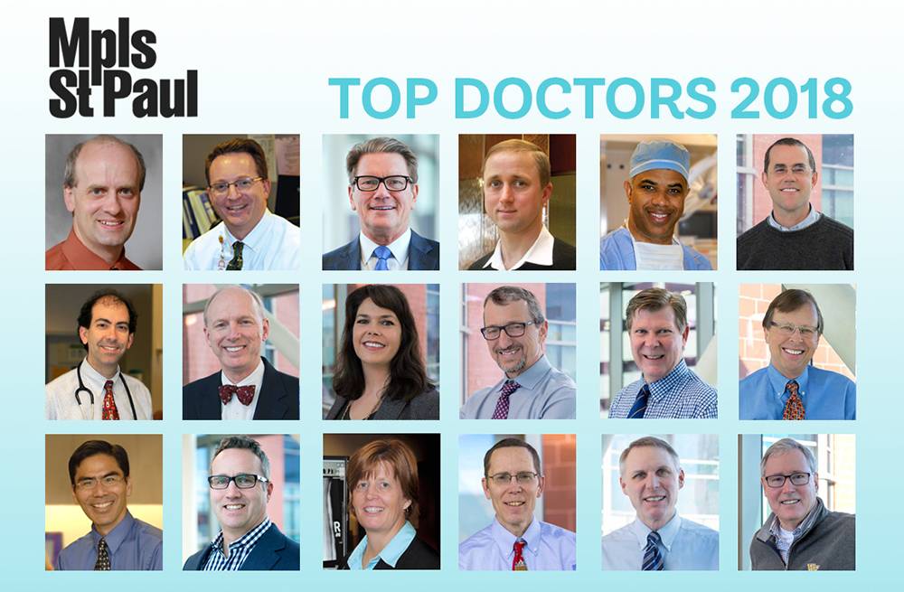 These Gillette physicians were named to Mpls. St. Paul Magazine's Top Docs list.