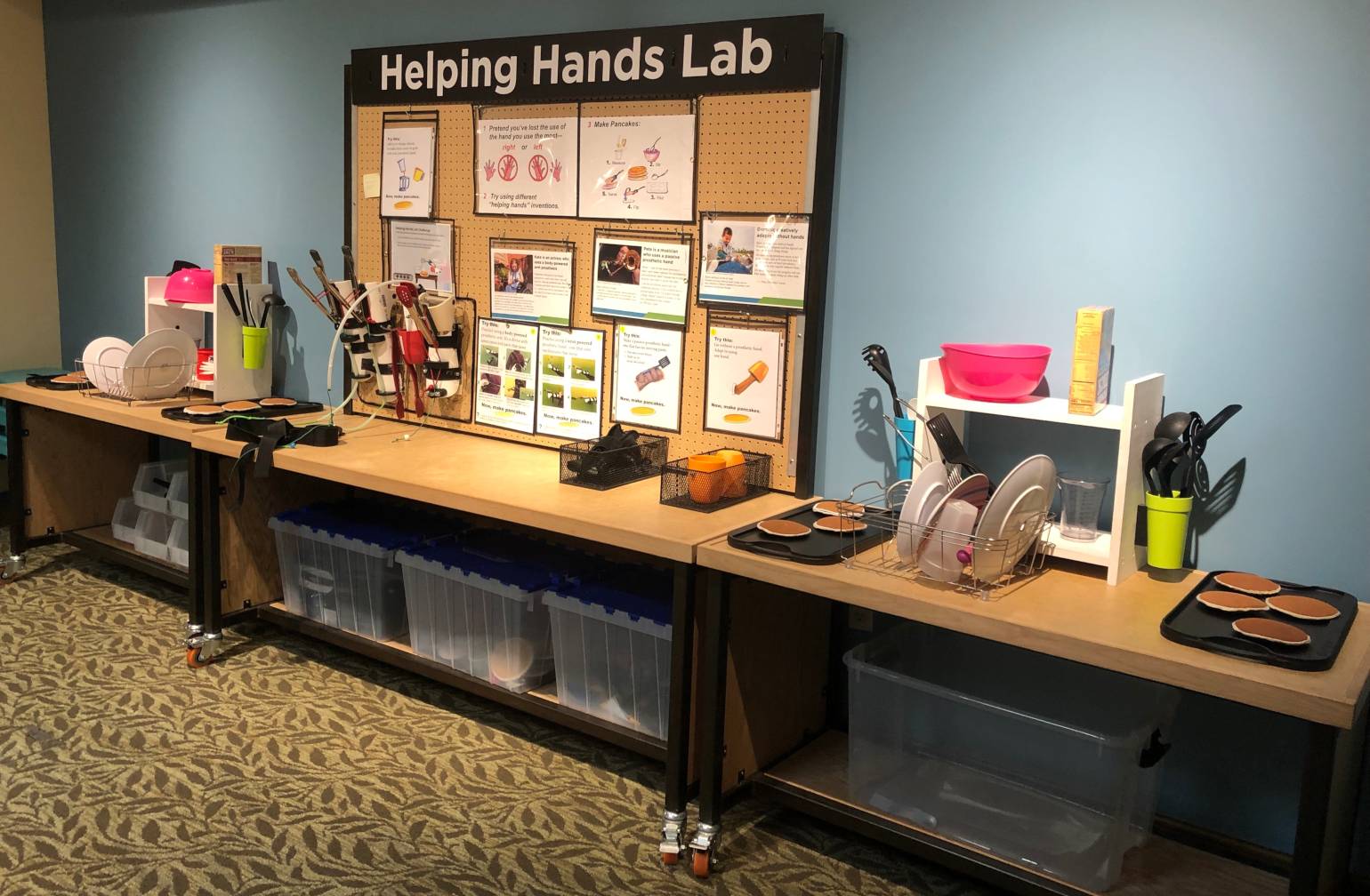 Helping Hands Lab exhibit at the Bakken Museum in Minneapolis