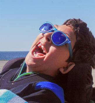 Javier, 11, receives care at Gillette Children's for cerebral palsy, epilepsy and scoliosis.