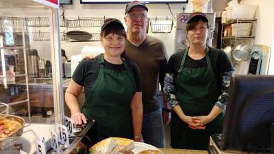 John and Kathy Weatherston of John’s Pizza Café in the Como neighborhood of St. Paul open their doors on Christmas Eve—and give it all away.