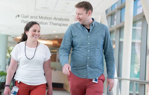 Amy and Jeffrey, pediatric rehabilitation medicine fellows discuss how they chose to come to Gillette Children's